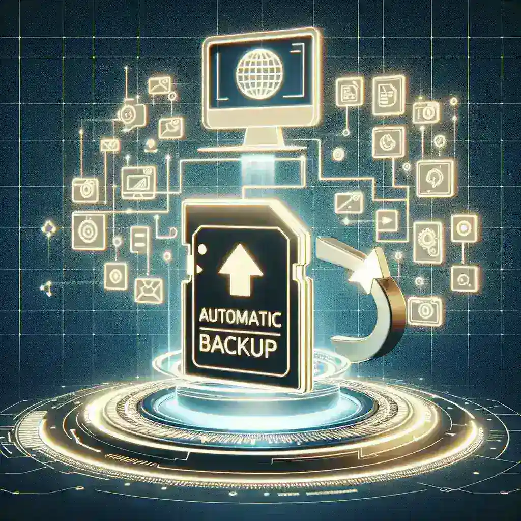 ¿Cómo configurar una copia de seguridad automática en la tarjeta SD?