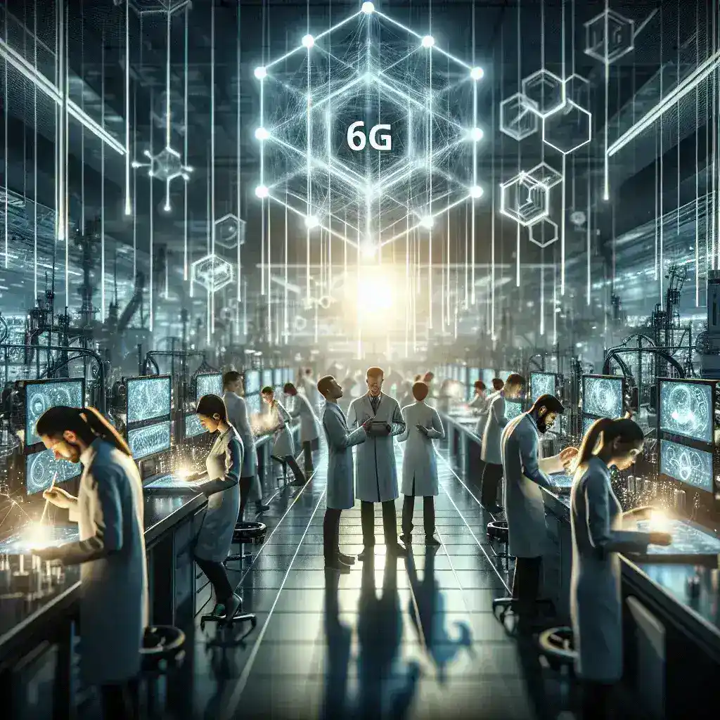 "Vodafone España launches experimental 6G network deployment in laboratories, showcasing advanced technology and innovation in telecommunications."